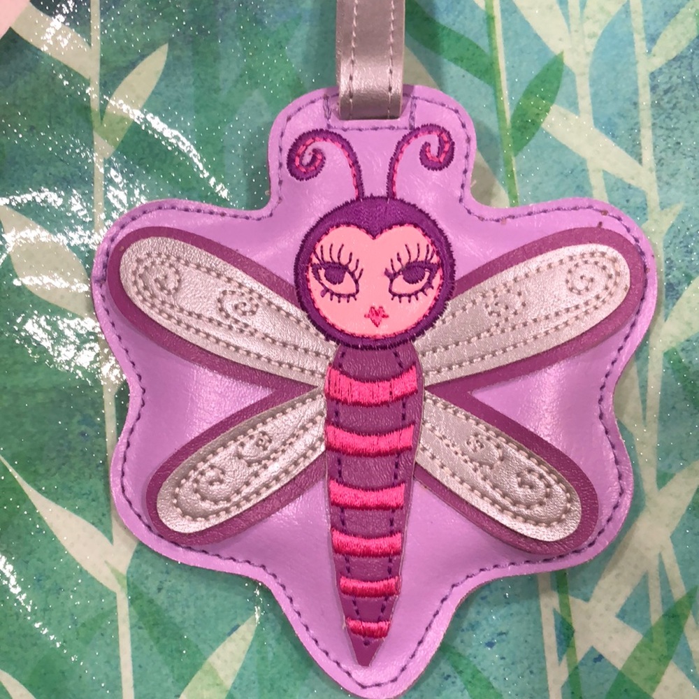Fluff Dragonfly Bag Tag